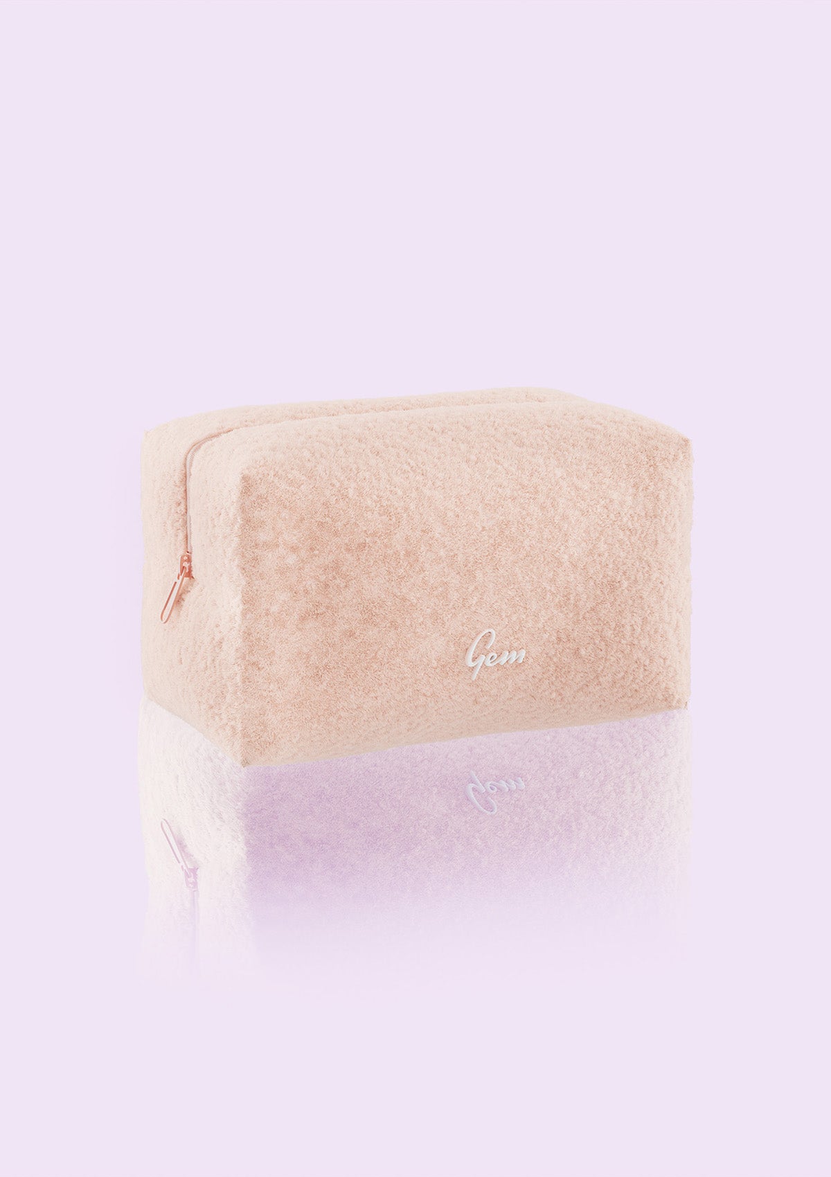 the virgins バッグ terry pouch bag(pink) Terry Cloth Pouch