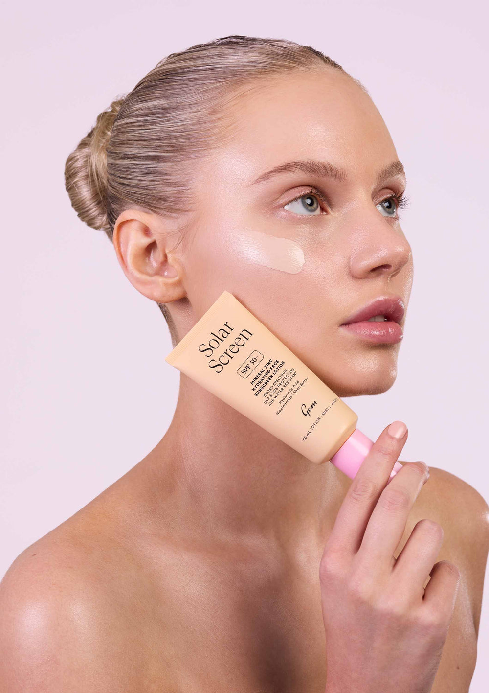 Solar Screen SPF 50+ Mineral Zinc Hydrating Face Sunscreen Lotion